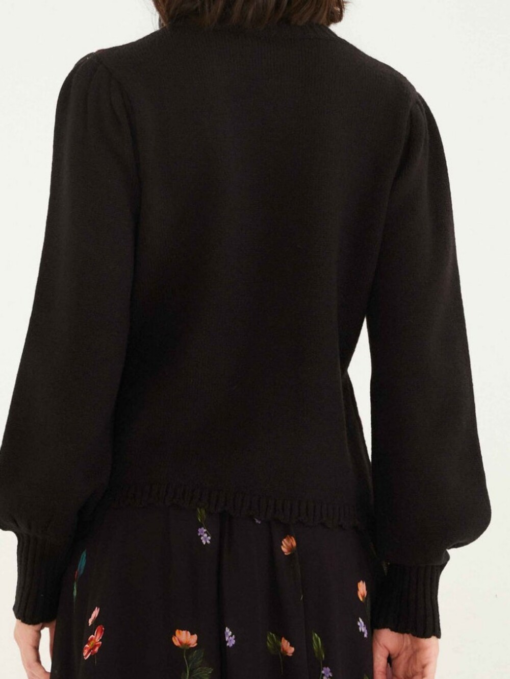 🌸🩷FARM Rio Black Knit Sweater - Picture 4 of 9